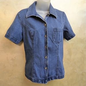 Cute Denim Shirt by Talbots EUC S